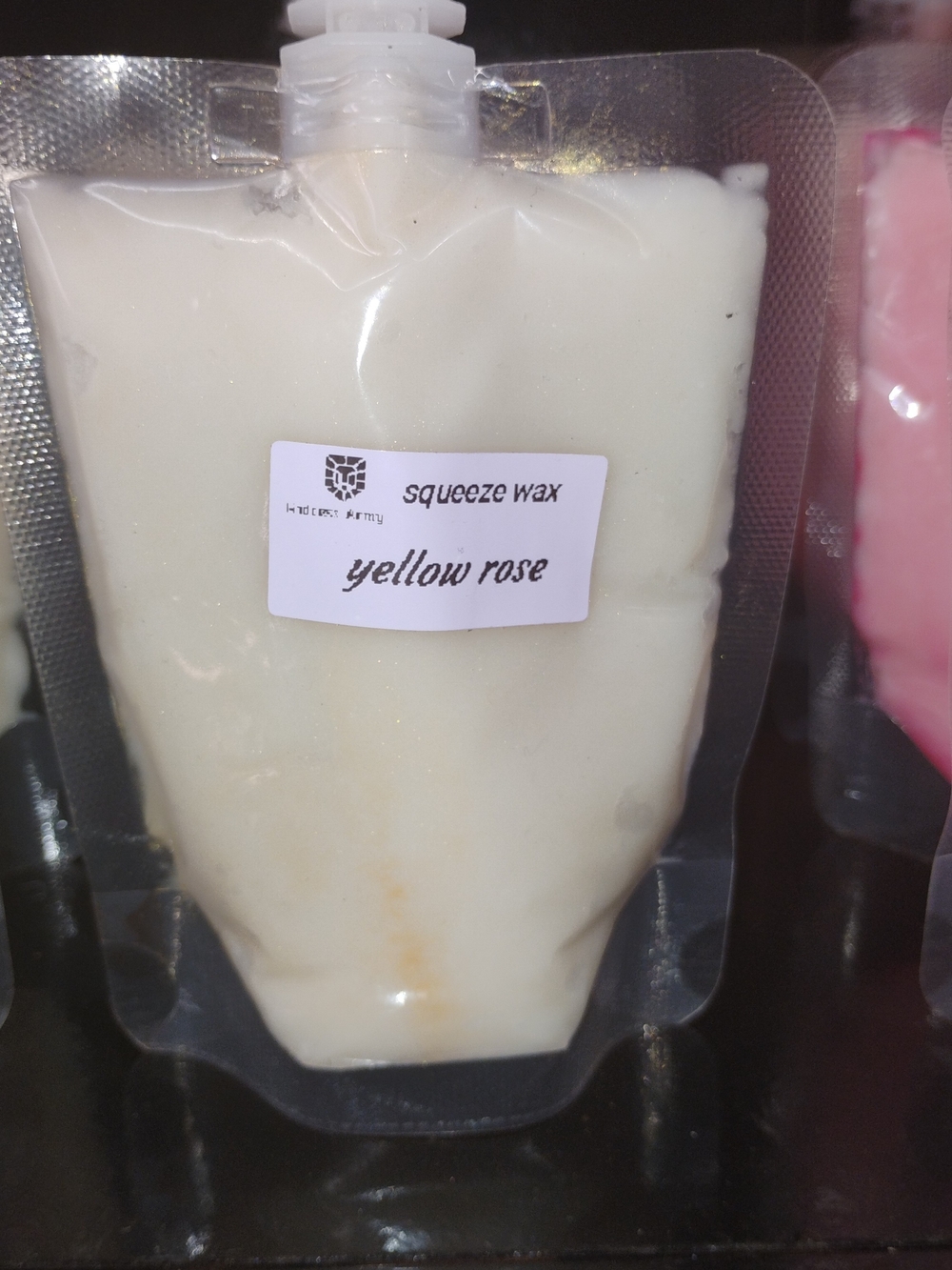 Squeeze Yellow Rose Squeeze Candle Refill - Cream